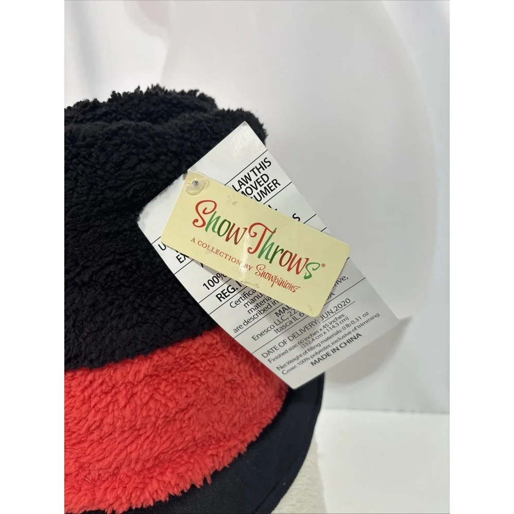 DEPT 56 Snowpinions Snowman Snow Throw Christmas Blanket Fleece Read Description